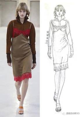 服裝設(shè)計秀場臨摹之效果圖線稿100張!