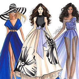 服裝設計圖圖片