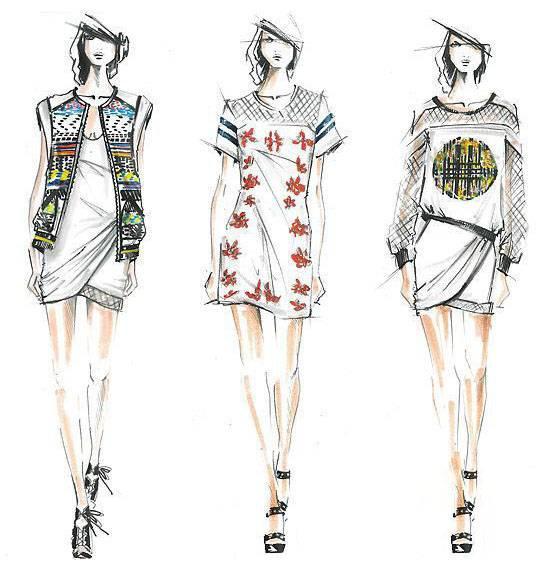 時裝手稿效果 女裝設計的創新表達與藝術呈現