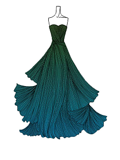 服裝設(shè)計手稿 創(chuàng)意與技藝的完美融合